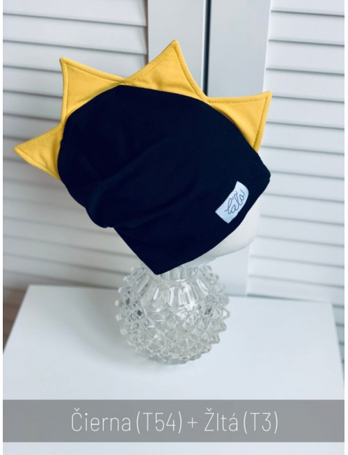Dino čiapka - dvojfarebná