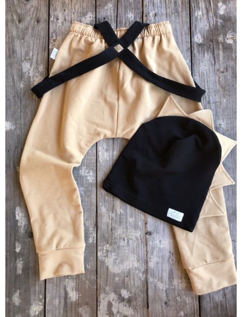 Dino čiapka - dvojfarebná