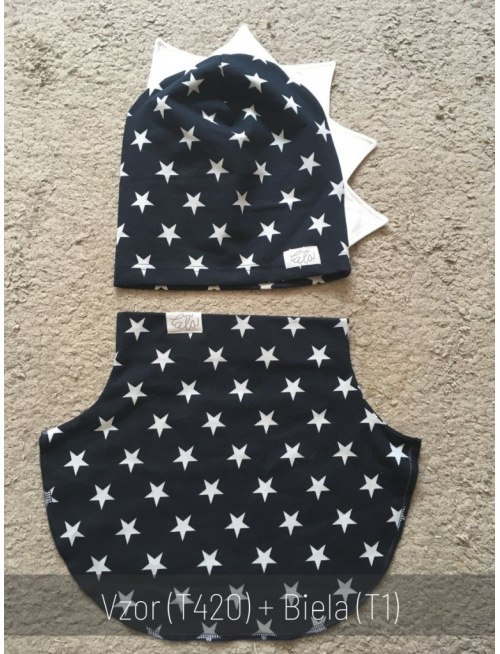 Dino čiapka - vzorovaná