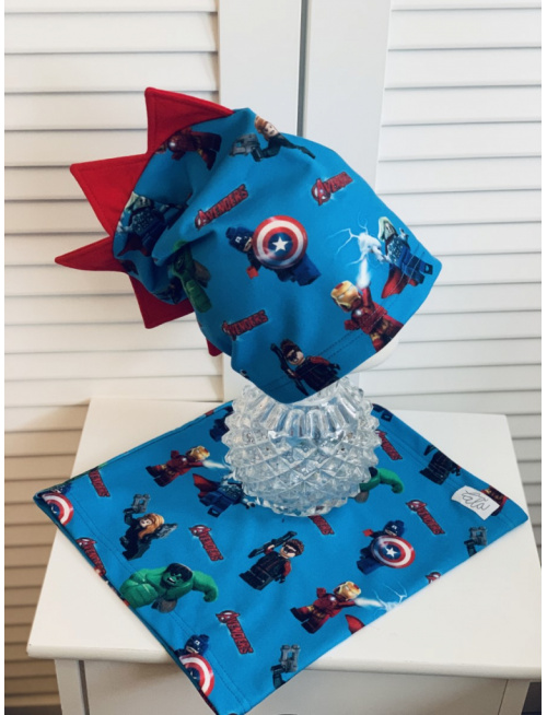 Dino čiapka - vzorovaná