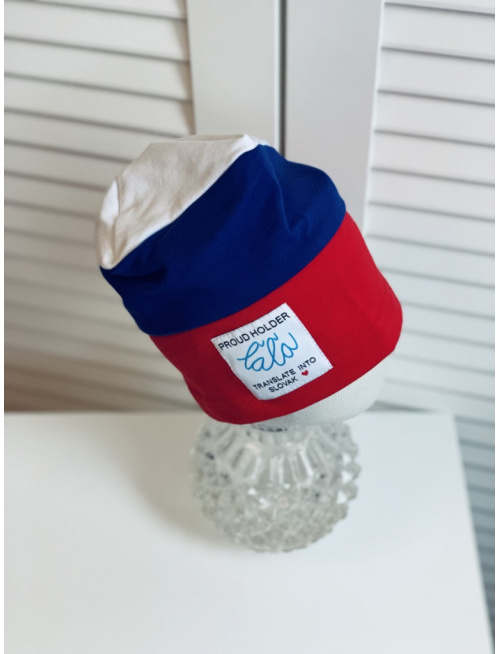 Šmolko čiapka TRIKOLORA SK - jednovrstvová