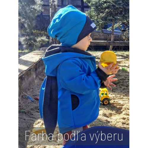 Šmolko čiapka s inofarebným prestrihom