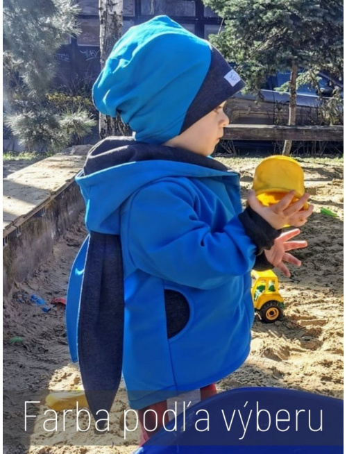 Šmolko čiapka s inofarebným prestrihom