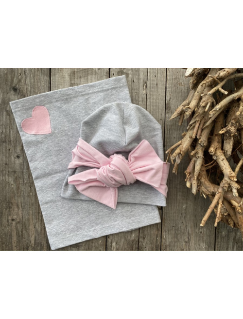 Šmolko čiapka s viazacou inofarebnou mašľou