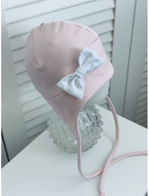 Tepláková ušiačka s inofarebnou mašličkou