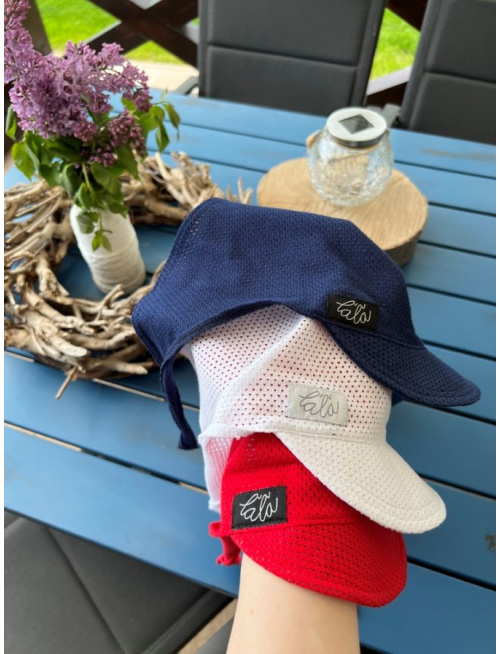 Šatka dierková SUMMER - tmavá modrá