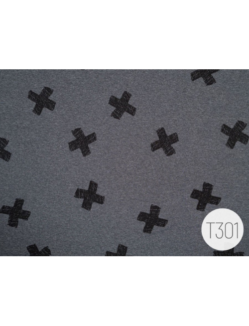 Vzorkovník - Vzorovaná teplákovina D