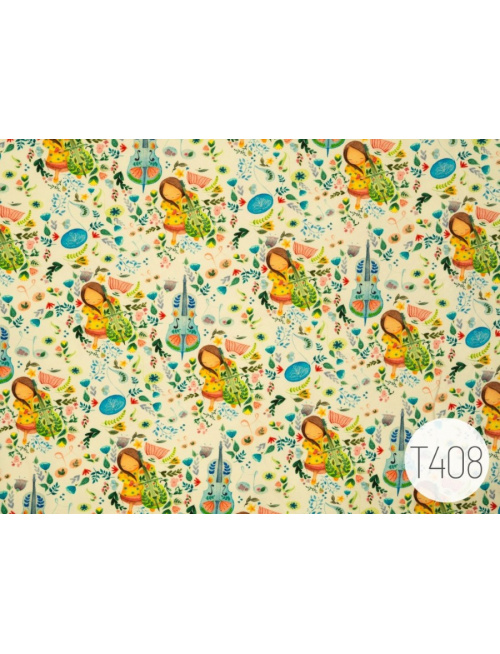 Vzorkovník - Vzorovaná teplákovina D