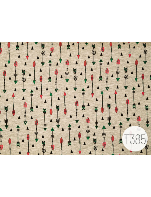 Vzorkovník - Vzorovaná teplákovina L