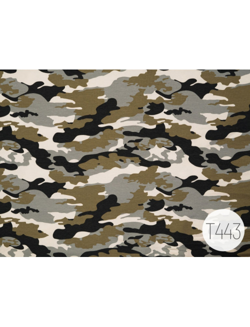 Vzorkovník - Vzorovaná teplákovina L