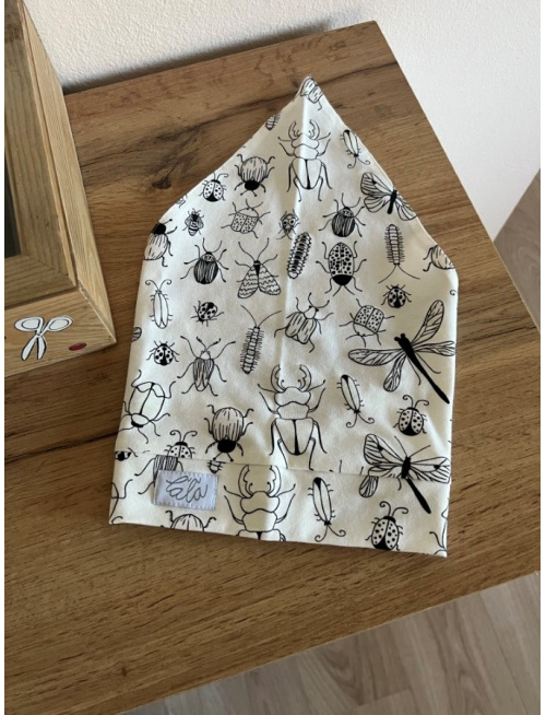 Šatka MAGIC bez šiltu na pevno - Chrobáčiky - LEN DO VYPREDANIA ZÁSOB