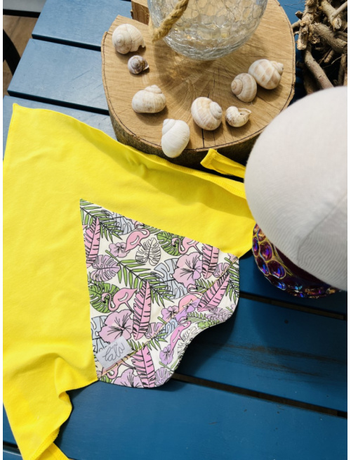 Šatka MAGIC so šiltom na uzol - Papraď - LEN DO VYPREDANIA ZÁSOB