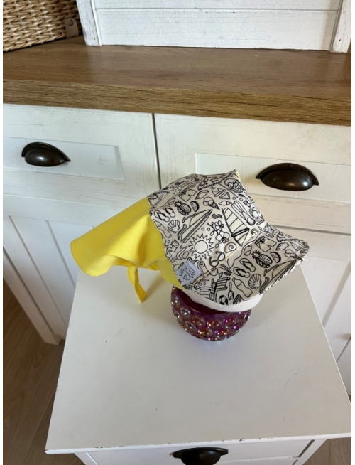 Šatka MAGIC so šiltom na uzol - Pláž - LEN DO VYPREDANIA ZÁSOB