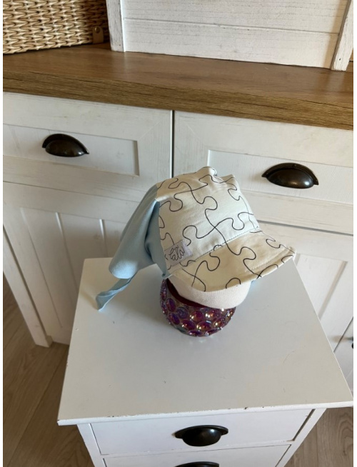 Šatka MAGIC so šiltom na uzol - Puzzle - LEN DO VYPREDANIA ZÁSOB