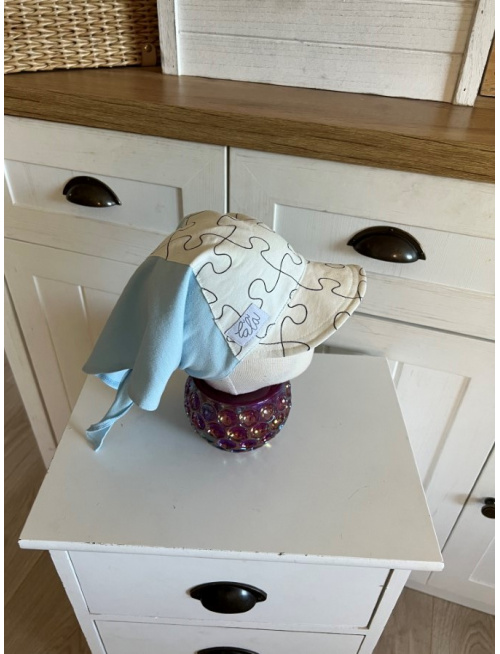 Šatka MAGIC so šiltom na uzol - Puzzle - LEN DO VYPREDANIA ZÁSOB