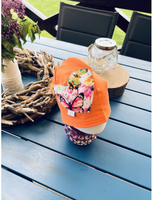 Šmolko čiapka so vzorovaným srdcom - jednovrstvová - LEN DO VYPREDANIA ZÁSOB