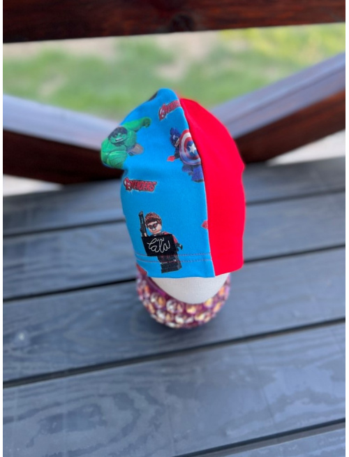 Šmolko čiapka AVENGERS/RED jednovrstvová - LEN DO VYPREDANIA ZÁSOB