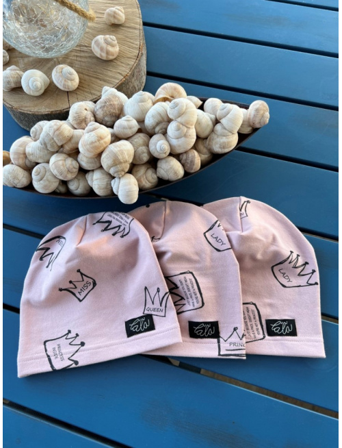 Šmolko čiapka KORUNKY jednovrstvová - LEN DO VYPREDANIA ZÁSOB