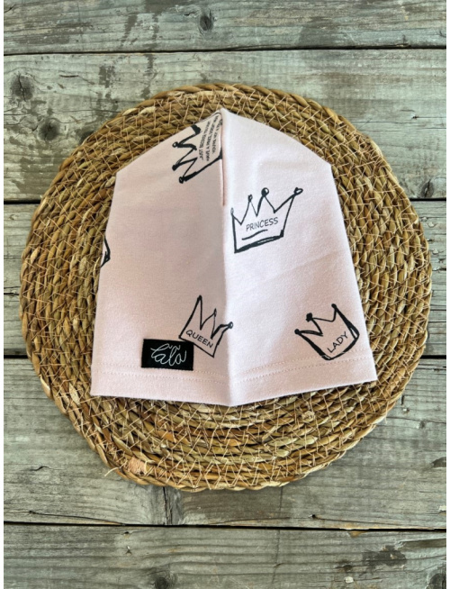 Šmolko čiapka KORUNKY jednovrstvová - LEN DO VYPREDANIA ZÁSOB