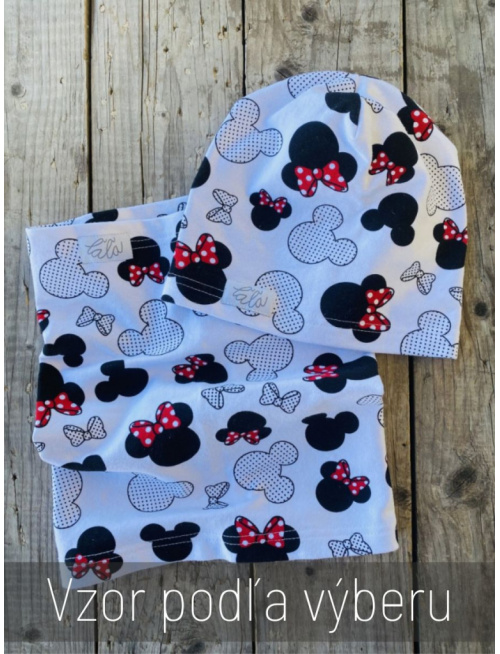 Šmolko čiapka + tunel (vzorovaný set)