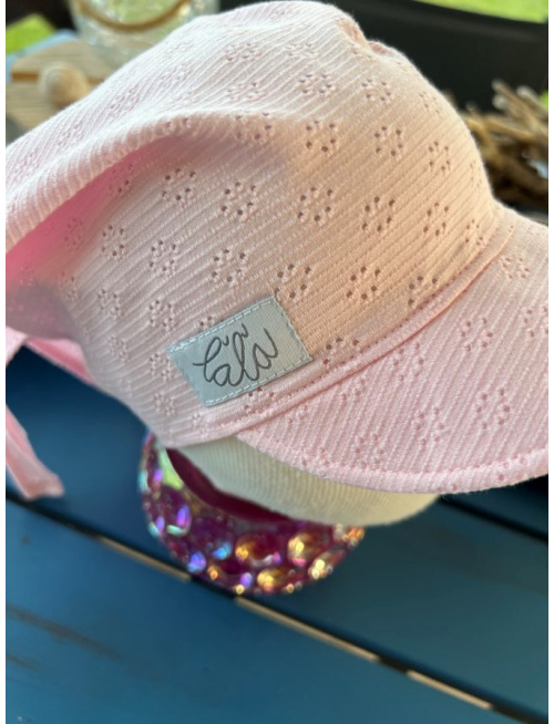 Šatka dierková SUMMER - púdrové kvietky - LEN DO VYPREDANIA LÁTOK