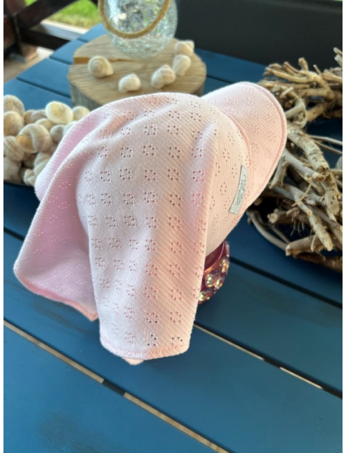 Šatka dierková SUMMER - púdrové kvietky - LEN DO VYPREDANIA LÁTOK