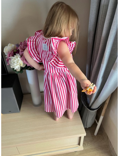 Pásikavé úpletové šaty Valéria