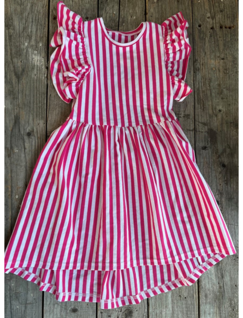 Pásikavé úpletové šaty Valéria