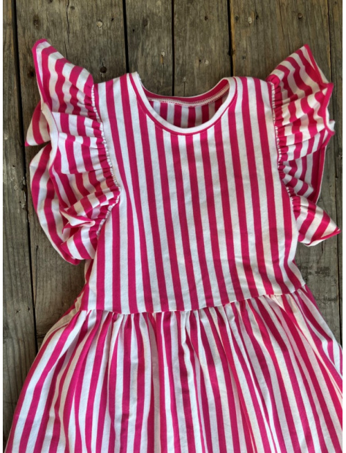 Pásikavé úpletové šaty Valéria