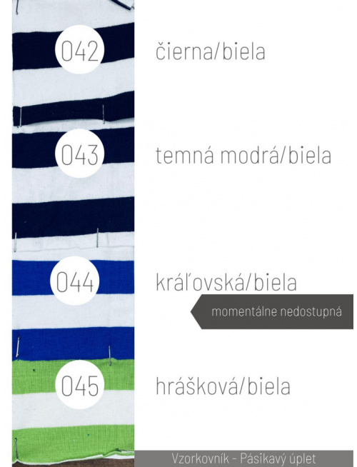 PÁSIKAVÁ úpletová šatka SUMMER so šiltom - na viazanie