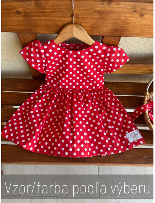 Šaty princess Alica -100% pevná bavlna