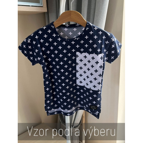 Tričko UNISEX street s vreckom - vzorované