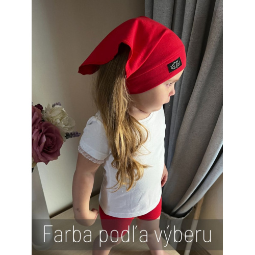 Úpletová šatka LORY bez šiltu - na pevno