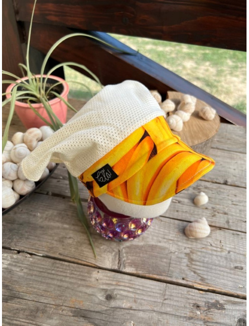 Dierková šatka so šiltom na pevno LORY - LEN DO VYPREDANIA ZÁSOB