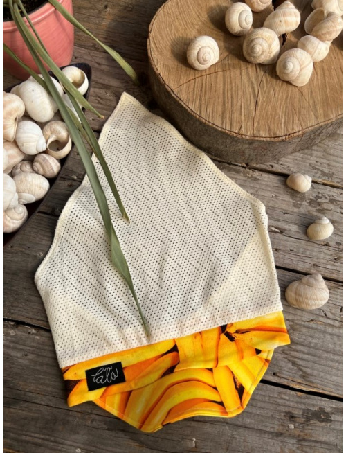 Dierková šatka so šiltom na pevno LORY - LEN DO VYPREDANIA ZÁSOB