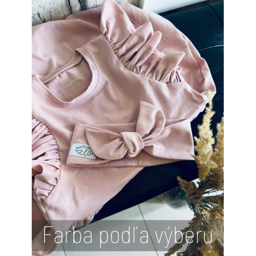Uzlík čelenka - jednofarebná - úpletová