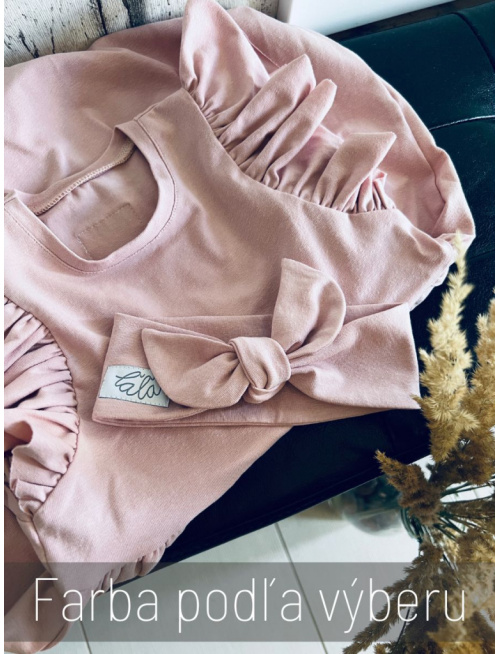 Uzlík čelenka - jednofarebná - úpletová