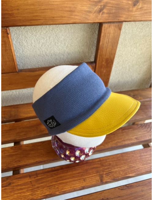 Koženková šiltočelenka