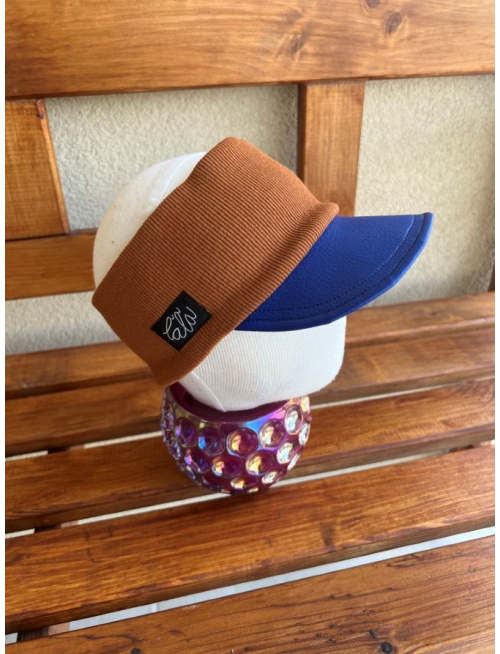 Koženková šiltočelenka