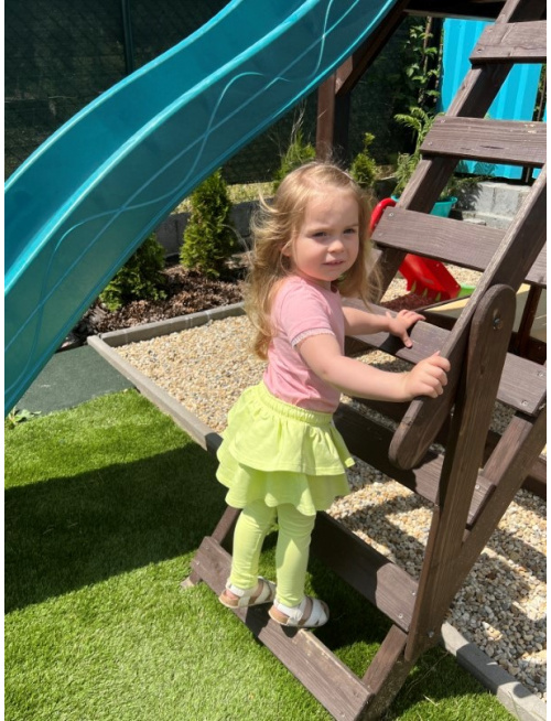 Teplákové legíny so sukňou - jednofarebné