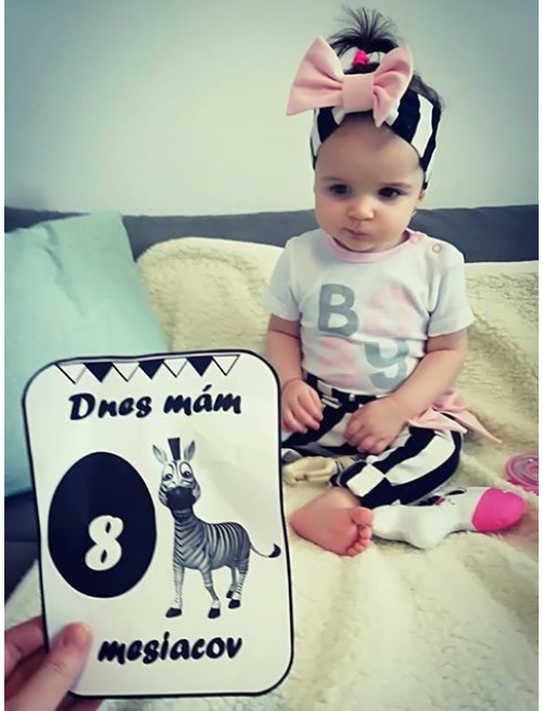 Úpletová čelenka s BIG mašľou - kombinovaná