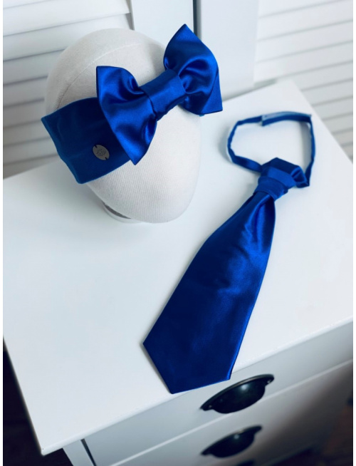 Úpletová čelenka s BIG saténovou mašľou