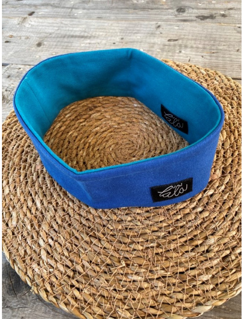 Tepláková rovná čelenka obojstranná jednofarebná