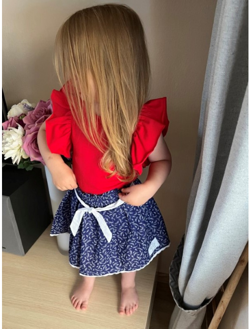 Sukňa s volánom nad pásom FOLK