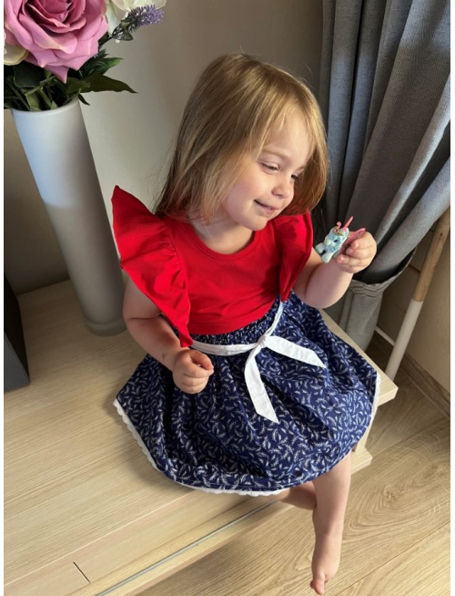 Sukňa s volánom nad pásom FOLK