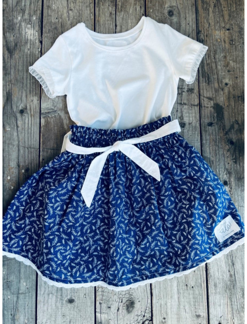 Sukňa s volánom nad pásom FOLK