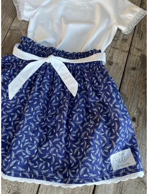 Sukňa s volánom nad pásom FOLK