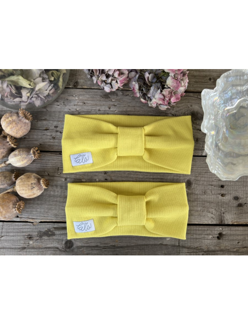 Rebro čelenka TURBAN - žltá