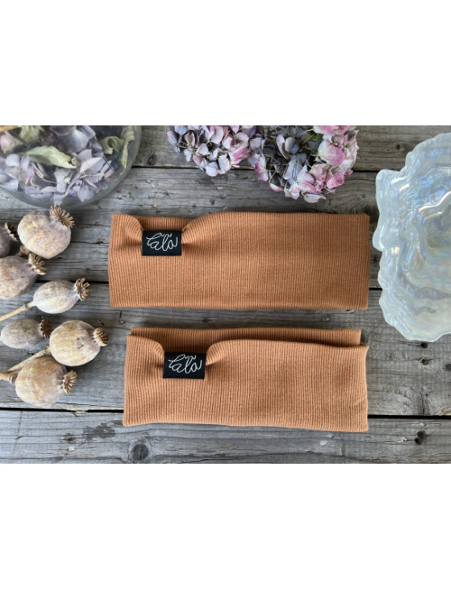 Rebro čelenka ROVNÁ - karamel