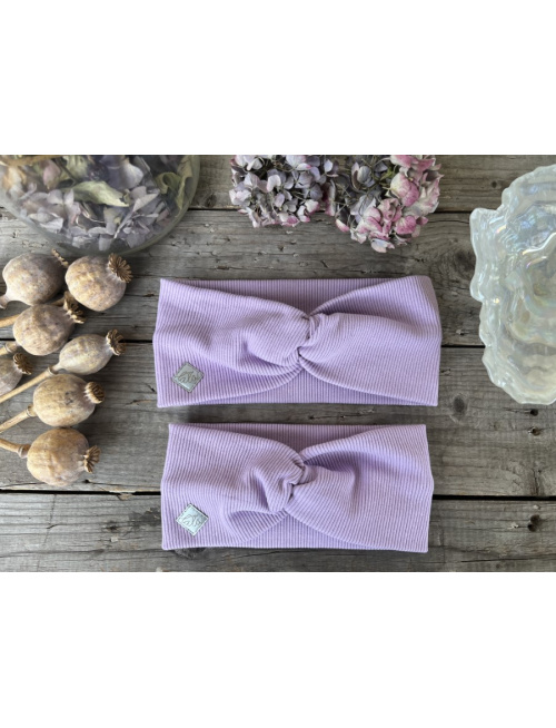 Rebro čelenka TOČENÁ - lila 